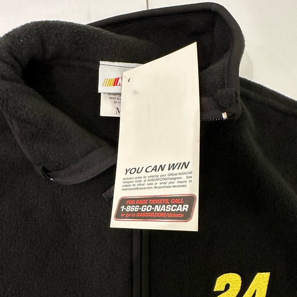Nascar Jacket Women’s  #24 Nascar Racing Pullover Full
Zip Fleece SZ Medium NWT - Picture 7 of 13